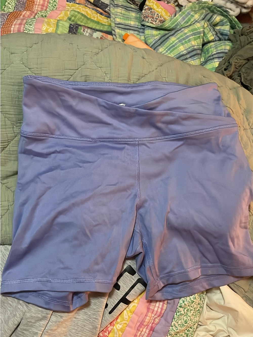 Avia Lavender High-Rise Athletic Shorts